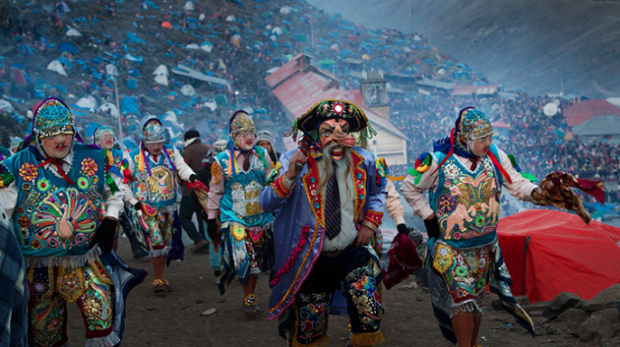 The Qoylloriti festival in Peru - photo from ouropenroad.com